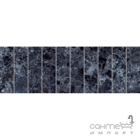 Настенная плитка под мрамор Cersanit Lenox Blue Structure Glossy 600x200
