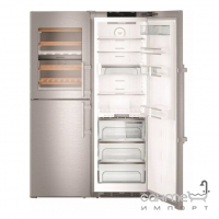 Комбинированный холодильник Side-by-Side Liebherr SBSes 8496 A+++/A++ нержавеющая сталь