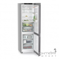 Двухкамерный холодильник с нижней морозилкой Liebherr CBNsfd 5723 нержавеющая сталь