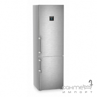 Двухкамерный холодильник с нижней морозилкой Liebherr CBNsdc 5753 нержавеющая сталь