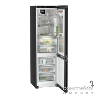 Двокамерний холодильник із нижньою морозилкою Liebherr CBNbsd 578i BluePerformance чорний