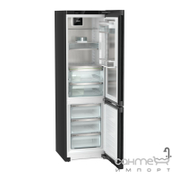 Двухкамерный холодильник с нижней морозилкой Liebherr CBNbsd 578i BluePerformance черный