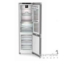 Двокамерний холодильник із нижньою морозилкою Liebherr CBNstd 578i BluePerformance нержавіюча сталь