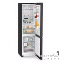 Двокамерний холодильник із нижньою морозилкою Liebherr CNbdd 5733 BluePerformance чорний