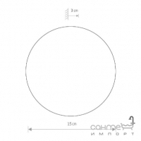 Настенный LED-светильник Nowodvorski Ring Wood S 10280 золото