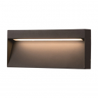 Вбудований настінний вуличний LED-світильник Azzardo Casoria Slim 6W AZ4368 сірий