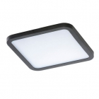Врізний стельовий LED-світильник Azzardo Slim 14 Square 4000K IP44 12W AZ4377 чорний/білий