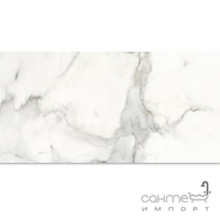 Керамограніт під мармур Opoczno Calacatta Monet White Satin Rect 119,8x59,8