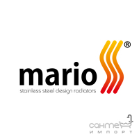 Комплект угловых профильных кранов для полотенцесушителя Mario 4.0.0201.56.BP матовый черный