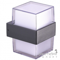 Настенный уличный LED-светильник Azzardo Lars Square 3000K 13W AZ4506 серый
