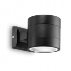 Настінний світильник вуличний Ideal Lux Snif AP1 Round Nero 61450 чорний