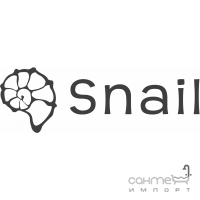 Раковина-столешница на четыре чаши с капиносом Snail Аляска 2830х500 белый глянец, капинос 150 мм по 3м сторонам