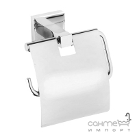 Тримач для туалетного паперу з кришкою Proaks Bucharest Chrome 952317 хром