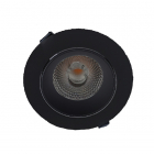 Врізний круглий точковий світильник Westlight LED 12W WL-320 BK чорний