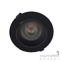 Врезной круглый точечный светильник Westlight LED 12W WL-320 BK черный
