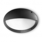 Настенный уличный светильник Ideal Lux Medea-2 AP1 Nero 96728 белый/черный