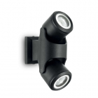 Настенный уличный светильник Ideal Lux Xeno PL2 129501 черный