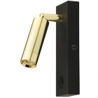 Прикроватный настенный светильник TK-Lighting Enzo 10W 445062 черный/золото