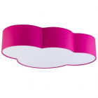 Припотолочная люстра TK-Lighting Cloud 1533 рожева/біла
