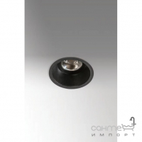 Круглый врезной точечный светильник Azzardo Itaka 50169 черный