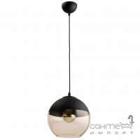 Люстра TK-Lighting Amber 2380 черная/янтарное стекло