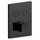 Смеситель-термостат скрытого монтажа на 2 потребителя Paffoni Compact Box CPT518NO матовый черный