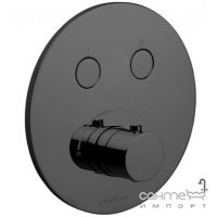 Змішувач прихованого монтажу на 2 споживачі Paffoni Compact Box CPM018NO матовий чорний