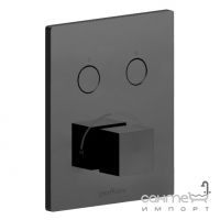 Смеситель скрытого монтажа на 2 потребителя Paffoni Compact Box CPM518NO матовый черный