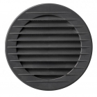 Решітка для вентилятора AirRoxy Circular Grill with adjustable duct size system 108x108 graphite