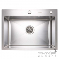 Прямоугольная кухонная мойка на одну чашу Platinum Handmade 1,5mm 600x450x220 нерж. сталь