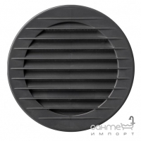 Решетка для вентилятора airRoxy Circular Grill with adjustable duct size system 108x108 graphite