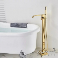 Підлоговий змішувач для ванни Rea Carat REA-B5231 золото