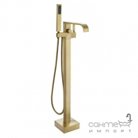 Напольный смеситель для ванны Rea Carat REA-B6522 матовое золото