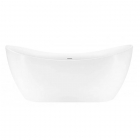 Овальная отдельностоящаяя акриловая ванна Rea Kerrano 150 REA-W2002 белая