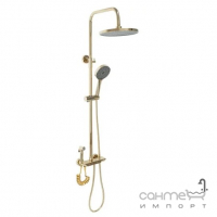 Душевая стойка с гигиеническим душем Rea Max REA-P6617 золото