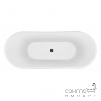 Овальная отдельностоящаяя акриловая ванна Rea Kerrano 150 REA-W2002 белая