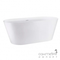 Овальная отдельностоящаяя акриловая ванна Rea Milano 150 REA-W2000 белая