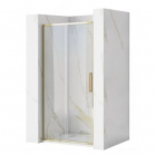 Душевая дверь в нишу Rea Rapid Slide 100 REA-K5611 профиль золото/прозрачное стекло