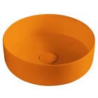Круглая раковина на столешницу Volle 13-40-444Orange оранжевая