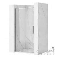 Душевая дверь в нишу Rea Rapid Slide 130 REA-K5603 профиль хром/прозрачное стекло