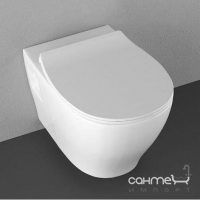 Підвісний унітаз із сидінням дюропласт softclose slim Imprese Alba i11201 білий