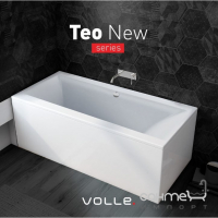 Акрилова прямокутна ванна Volle Teo New 1210.007800 1700x800 біла