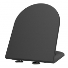 Сидіння для унітазу softclose slim Qtap Robin/Scorpio QT99HY2049MB матове чорне