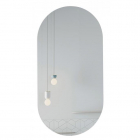 Овальне дзеркало з LED-підсвічуванням Qtap Scorpio 500x900 QT14783001W