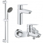 Набір змішувачів Grohe Quickfix Start Edge ColdStart UA202301ME хром