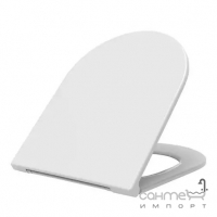 Сидіння для унітазу softclose slim Qtap Robin/Scorpio QT99HY2049W біле