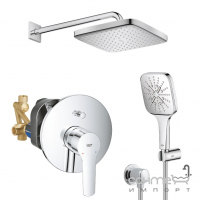 Душева система прихованого монтажу Grohe Quickfix Start Vitalio Comfort 250 UA25183007 хром