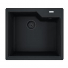 Прямоугольная кухонная мойка на одну чашу Franke Urban UBG 610-56 Black Edition 114.0699.236 матовая черная