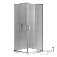 Квадратна душова кабіна DiMarco Jolly 880x880x1950 DM04А002CH профіль хром/прозоре скло Easy Clean