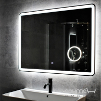 Смарт-дзеркало з LED-підсвічуванням та лінзою Dusel DE-M3051 120x75